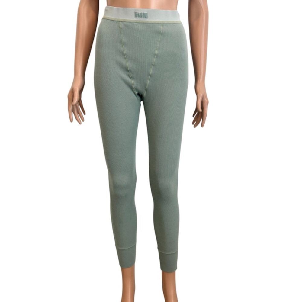Skims medium cotton ribbed long john legging pajama pant P3 3520